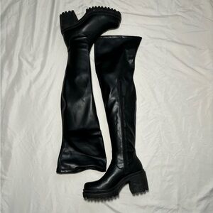Black Over-the-Knee Boots